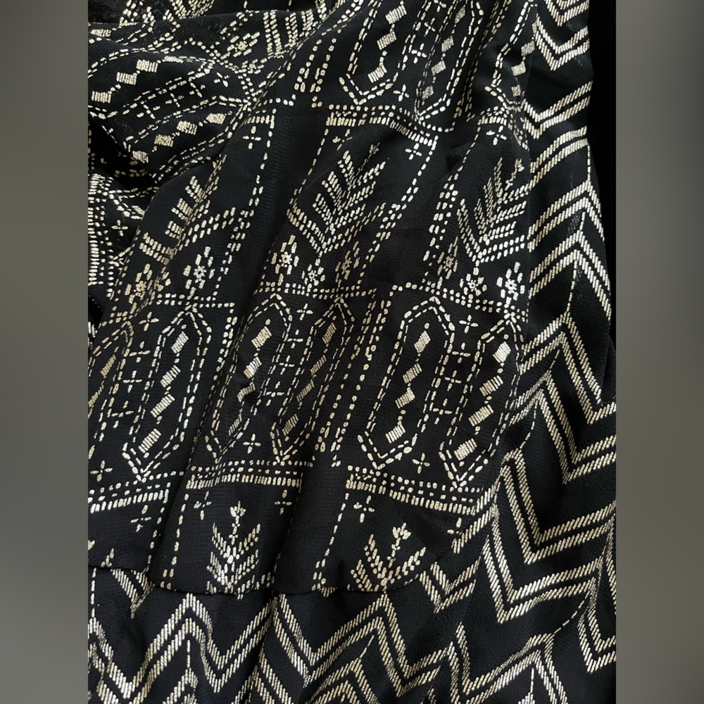 Free People Black and White Patterned Dress - Picture 5 of 6